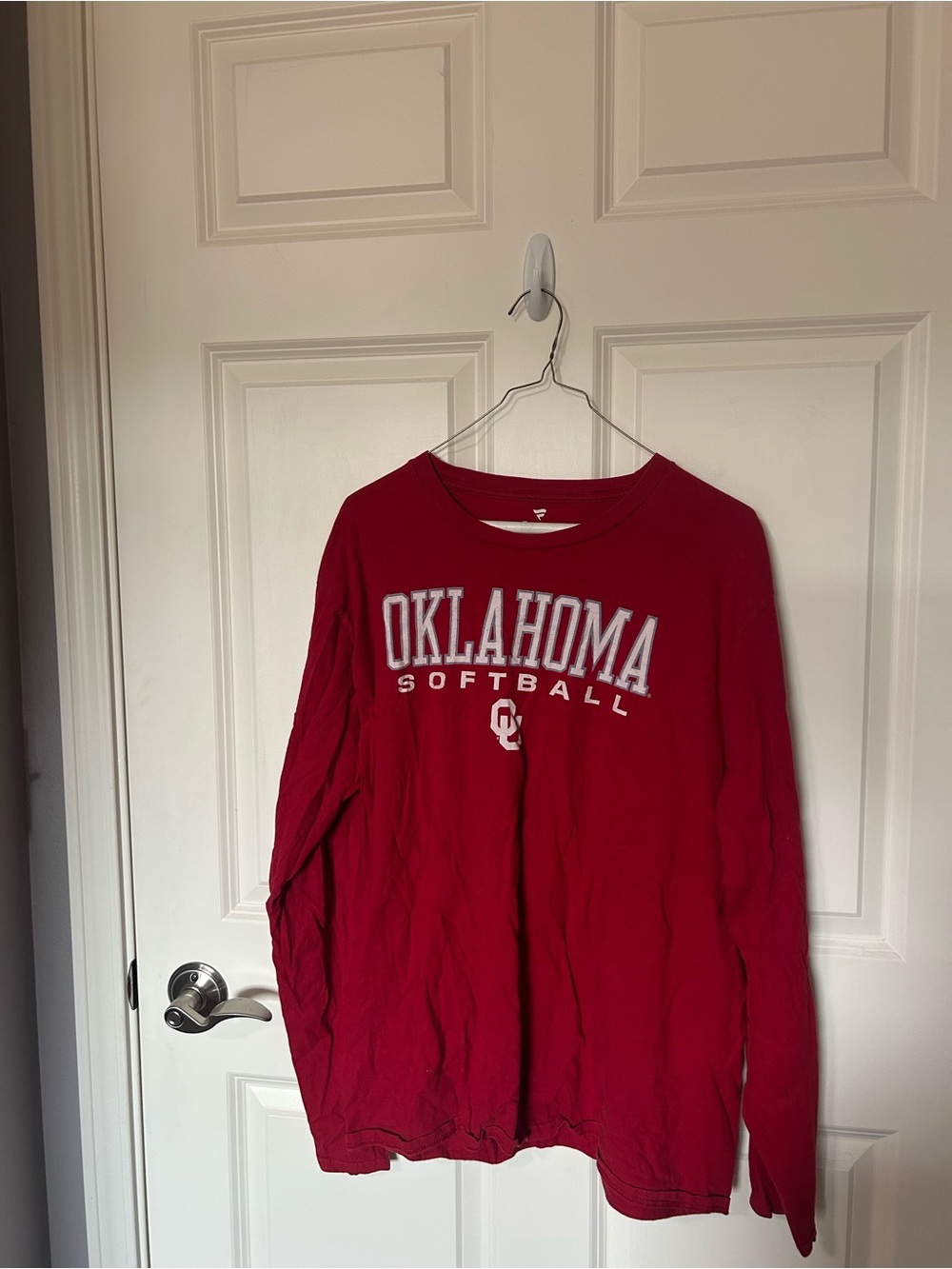 Oklahoma Softball Long Sleeve Tee - Crimson